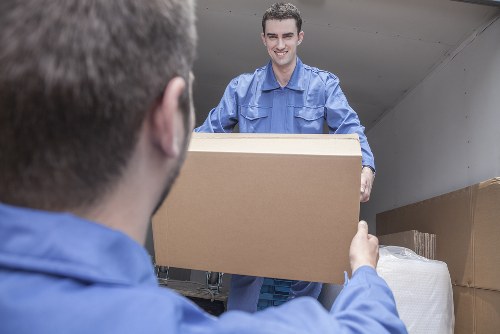 Navigating narrow access and stairs during a local furniture move