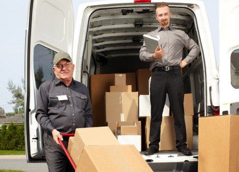 Local business removals vehicle used for office and commercial moves near Bickley