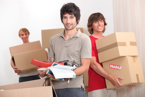 Removal van and moving equipment for a Bickley property