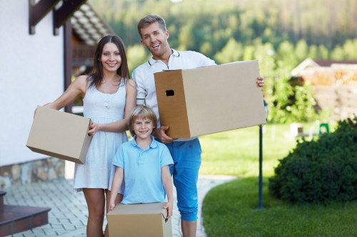 Unpacking and room organisation service in a Bickley home after moving