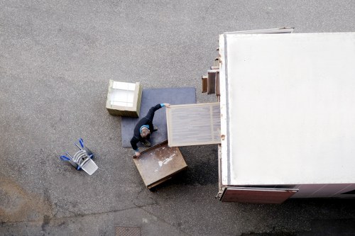 Protective handling of sofas, tables, and wardrobes for delivery