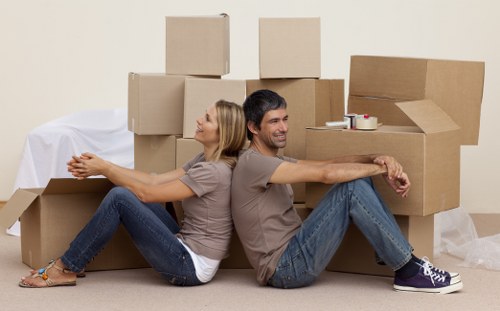 Removal team helping with a home move in Bickley