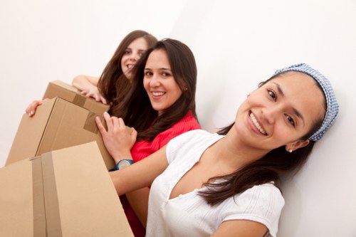 Residential removal service planning access and parking in Bickley