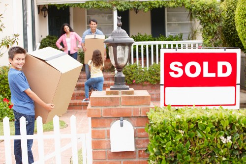 Careful packing of household items during a local move in Bickley
